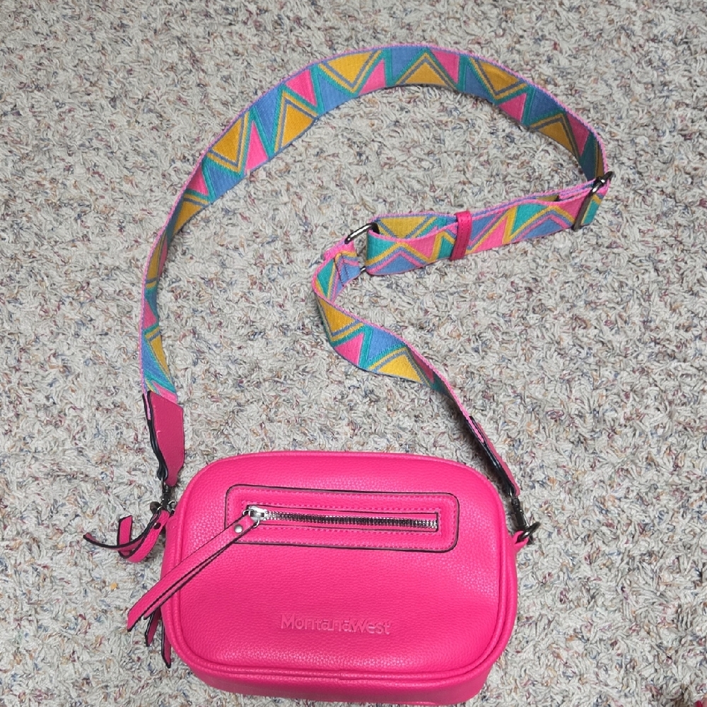 Montana West Pink Crossbody Bag